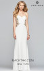 Faviana S10304 Ivory Front Prom Dress