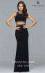 Faviana S10003 Black Front Prom Dress