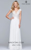 Faviana S10178 Ivory Front Prom Dress