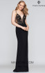 Faviana S10219 Black Front Dress