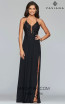 Faviana S10228 Black Front Prom Dress
