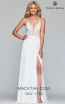Faviana S10228 Ivory Front Prom Dress