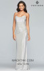 Faviana S10256 Platinum Front Prom Dress