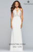 Faviana S10296 Ivory Front Prom Dress