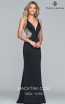 Faviana S7916 Black Front Prom Dress