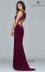Faviana S7999 Bordeaux Back Prom Dress