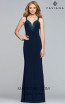 Faviana S7999 Ivory Front Prom Dress