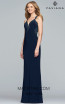 Faviana S7999 Ivory Side Prom Dress