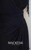 Fernande Black Chiffon Dress