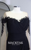 Fernande Black Long Sleeve Dress