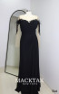 Fernande Black Front Dress