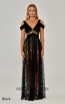 Fleur Black Long Dress