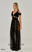 Fleur Black Side Dress