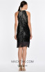Geneve Dark Gray Back Dress