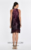 Geneve Dark Lilac Back Dress
