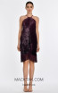Geneve Dark Lilac Front Dress