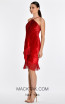 Geneve Light Red Side Dress