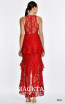 Hélène Red Back Dress