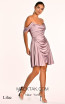 Henriette Lilac Short Dress