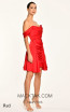 Henriette Red Side Dress