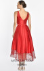 Hortense Red Back Dress