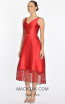 Hortense Red Side Dress