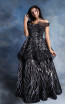 In Couture By Kiwi 4708 Black Front Dress