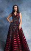 In Couture By Kiwi 4713 Wine Front Dress