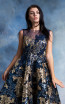 In Couture By Kiwi 4733 Blue Gold Front Dress
