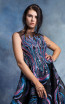 In Couture By Kiwi 4743 Black Multi Front Dress