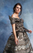 In Couture By Kiwi 4760 Black Multi Front Dress