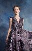 In Couture By Kiwi 4761 Black Purple Front Dress