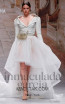 Inmaculada Garcia Cerise Front Dress