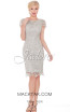 Jadore Canada J6009 Ice Silver Front Evening Dress