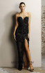 Jadore JX1067 Black Nude Front Dress