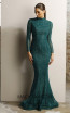 Jadore JX1117 Emerald Front Dress