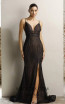 Jadore JX1124 Black Nude Front Dress