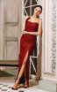 Jadore Australia JP105 Wine Front Dress