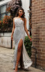 Jadore JX3002 Silver Front Dress