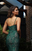 Jadore JX3008 Emerald Nude Back Dress