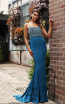 Jadore JX3017 Teal Front Dress