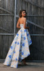 Jadore JX3026 Blue Back Dress