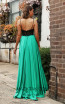 Jadore JX3031 Black Green Back Dress