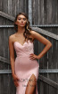 Jadore JX3033 Dusty Pink Front Dress