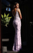 Jadore JX3035 Lilac Back Dress