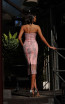 Jadore JX3039 Pink Back Dress