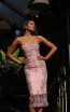 Jadore JX3039 Pink Front Dress
