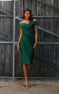 Jadore JX3050 Emerald Front Dress