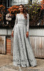 Jadore Australia JX3059 Silver Front Dress