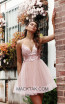 Jadore Australia JX3077 Dusty Pink Front Dress